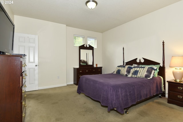 bedroom featuring carpet flooring