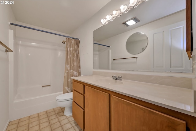 92932 Paschelke Rd, Marcola, OR 97454 - full bathroom featuring toilet, shower / bath combo, and vanity
