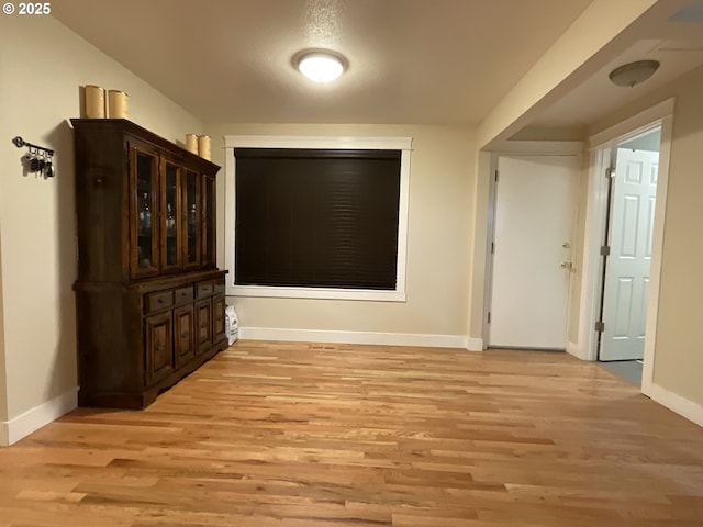 interior space featuring light hardwood / wood-style flooring