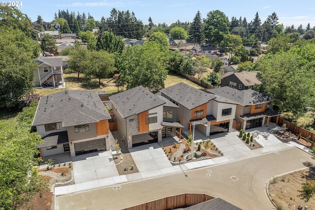 drone / aerial view featuring a residential view