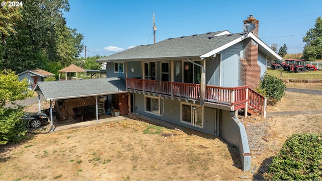 view of rear view of house