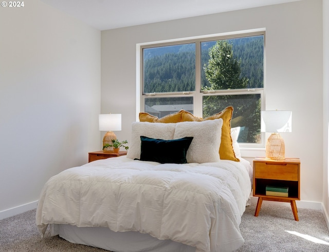 bedroom featuring carpet floors