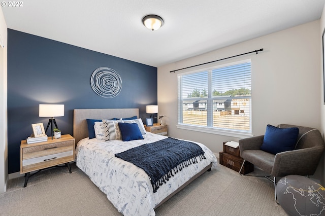 bedroom featuring carpet floors