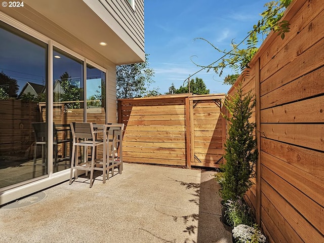 view of patio / terrace