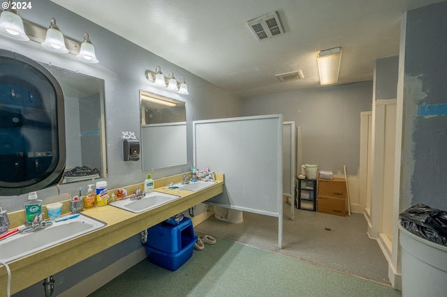 bathroom featuring sink