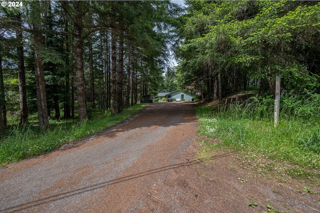 view of road