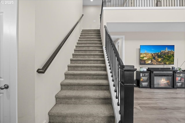 2410 S Heather St, Cornelius, OR 97113 - stairway with wood finished floors