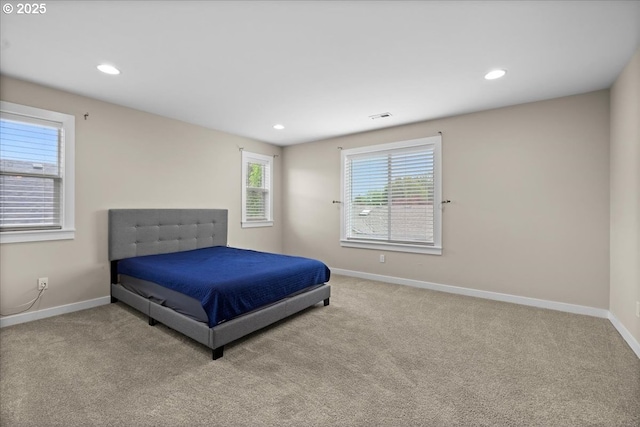 2410 S Heather St, Cornelius, OR 97113 - bedroom featuring baseboards, carpet, and recessed lighting