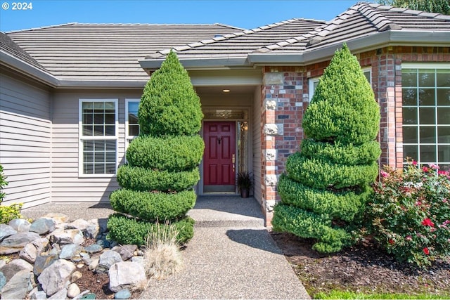 view of entrance to property