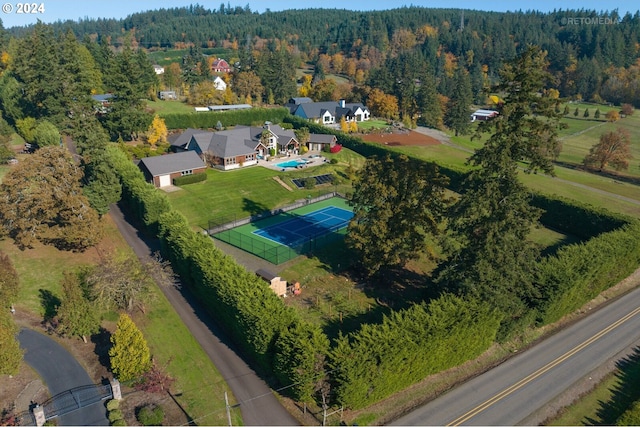 2945 SW Homesteader Rd, West Linn, OR 97068 - aerial overview of property's location featuring a heavily wooded area