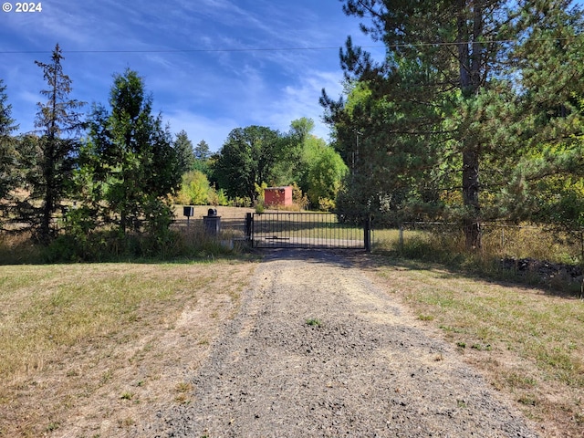 view of road