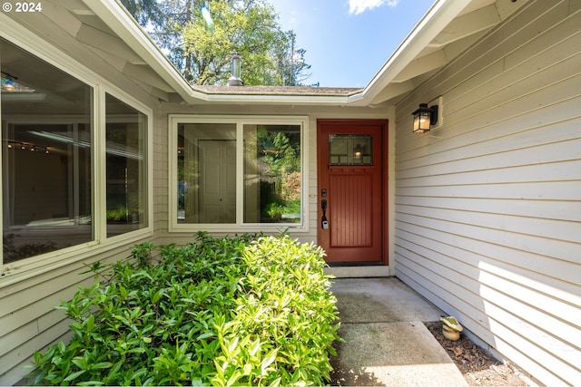 view of entrance to property