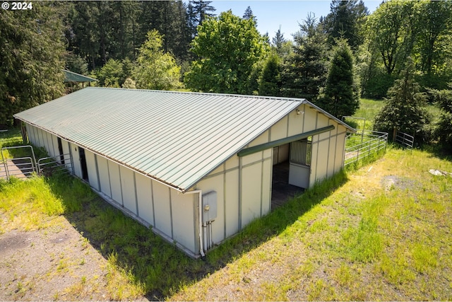 view of shed / structure