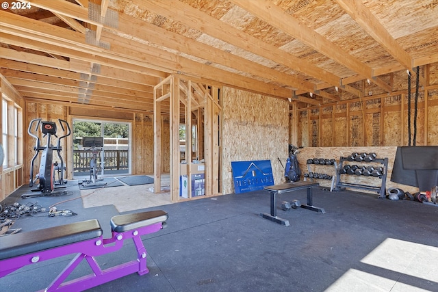 view of workout room