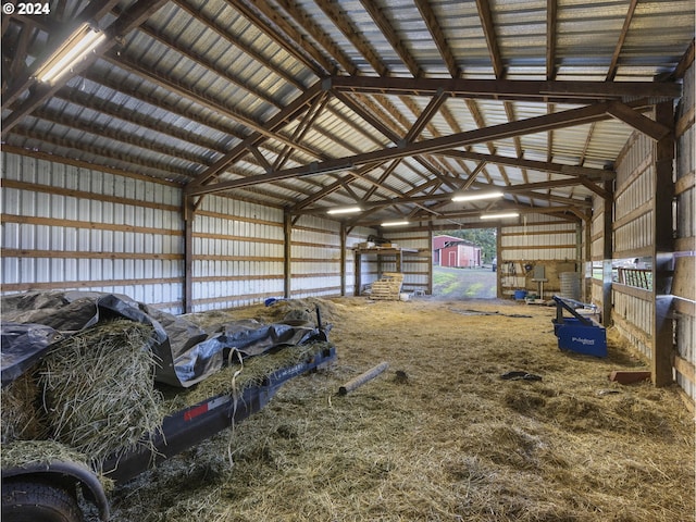 view of stable