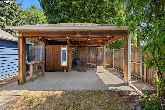 view of patio