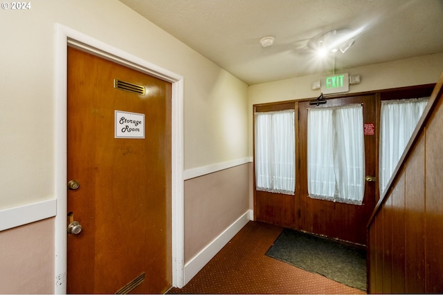 view of doorway to outside