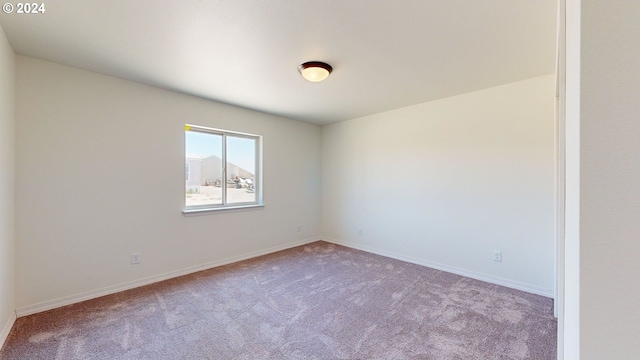 empty room with light carpet