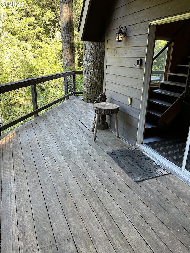 view of deck