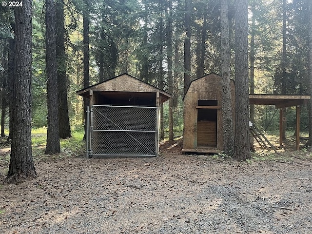 view of outbuilding