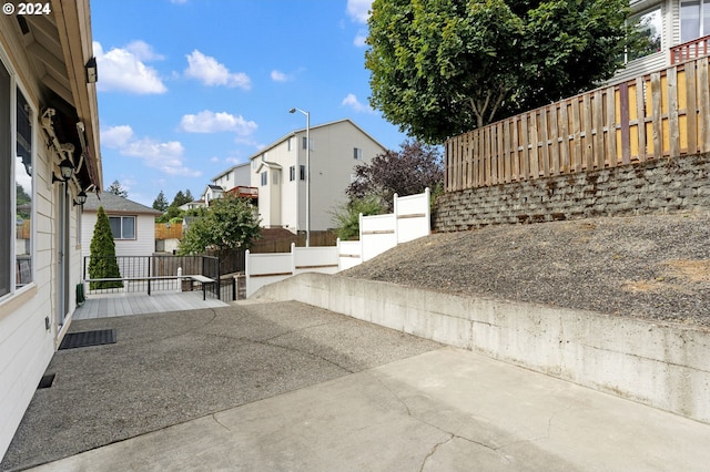 exterior space with a patio area