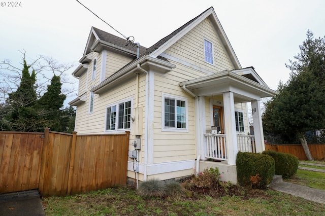 view of front of home