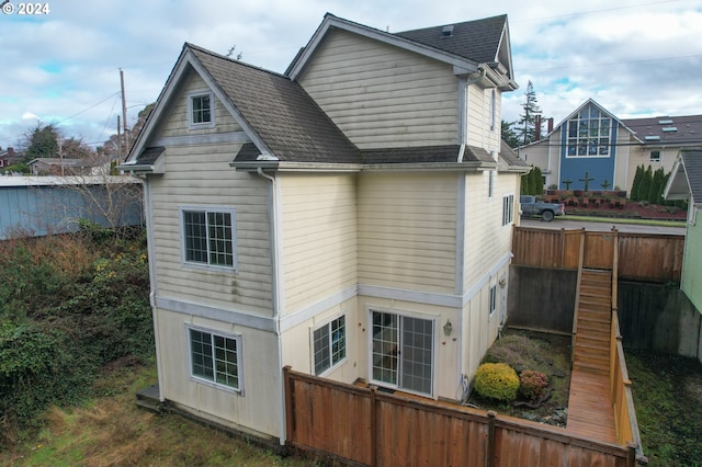 view of rear view of house