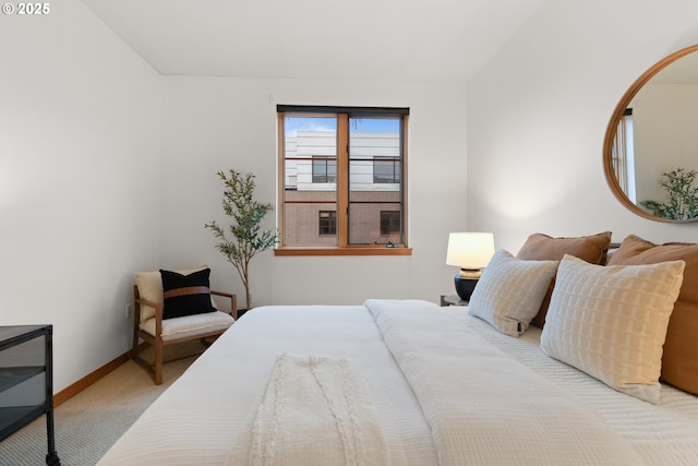 bedroom featuring carpet flooring