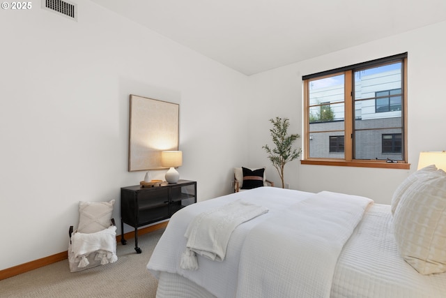 bedroom featuring carpet floors