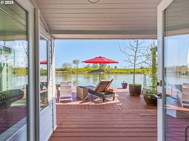 14581 NW Larson Rd Unit 7, Portland, OR 97231 - dock area featuring a water view