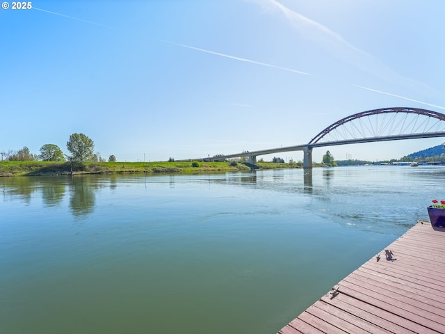 14581 NW Larson Rd Unit 7, Portland, OR 97231 - view of dock with a water view