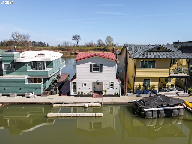 14581 NW Larson Rd Unit 7, Portland, OR 97231 - back of property featuring a water view