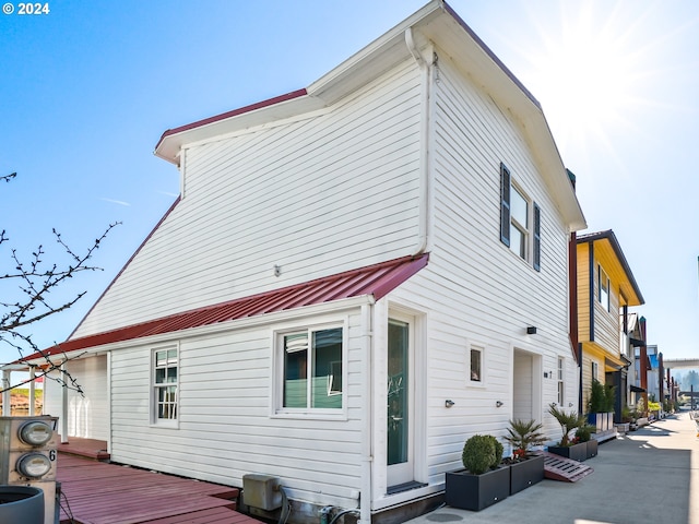 rear view of house with a patio area