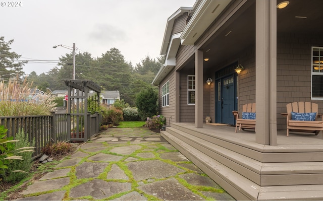 view of patio