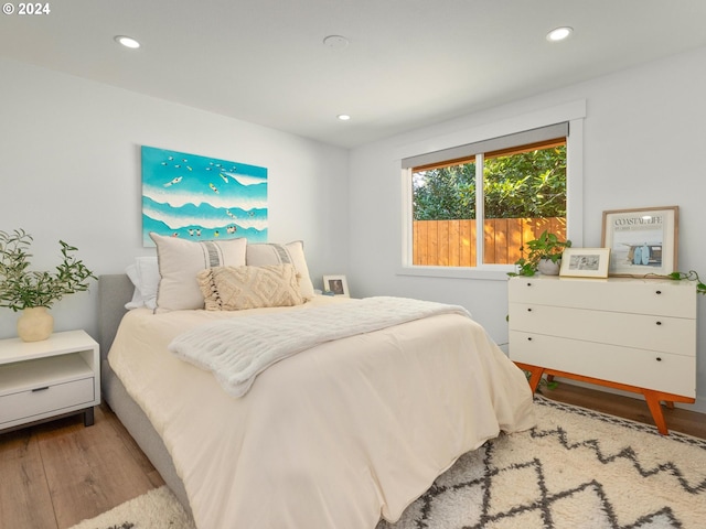 818 Ash St, Lake Oswego, OR 97034 - bedroom with wood finished floors and recessed lighting