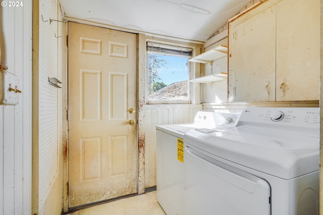 washroom featuring separate washer and dryer