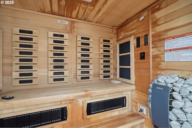 view of sauna / steam room