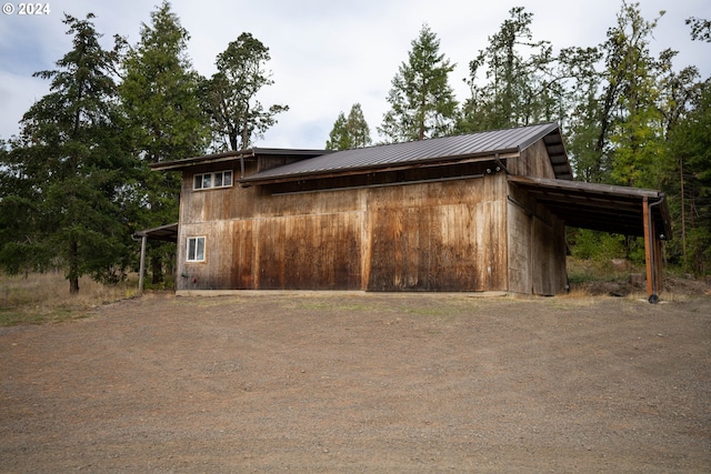 37075 Camp Creek Rd, Springfield, OR 97478 - view of outbuilding with dirt driveway