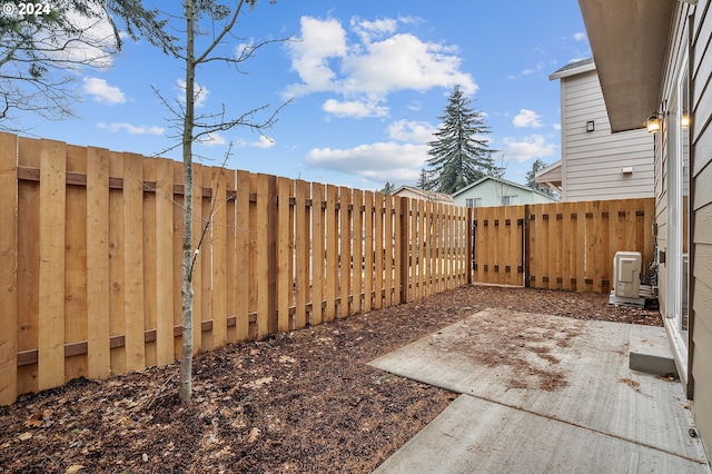 view of yard featuring a patio area