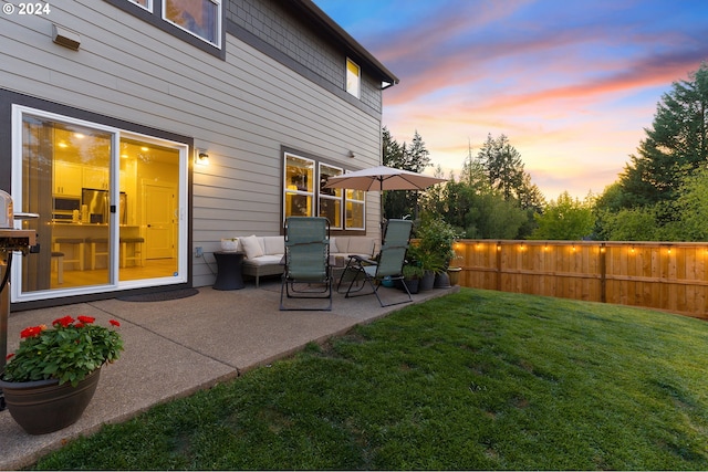 exterior space featuring a patio area