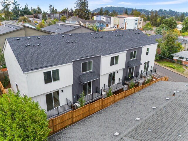 758 NE 91st Ave Unit 1, Portland, OR 97220 - bird's eye view with a residential view