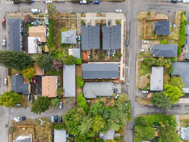 758 NE 91st Ave Unit 1, Portland, OR 97220 - drone / aerial view with a residential view