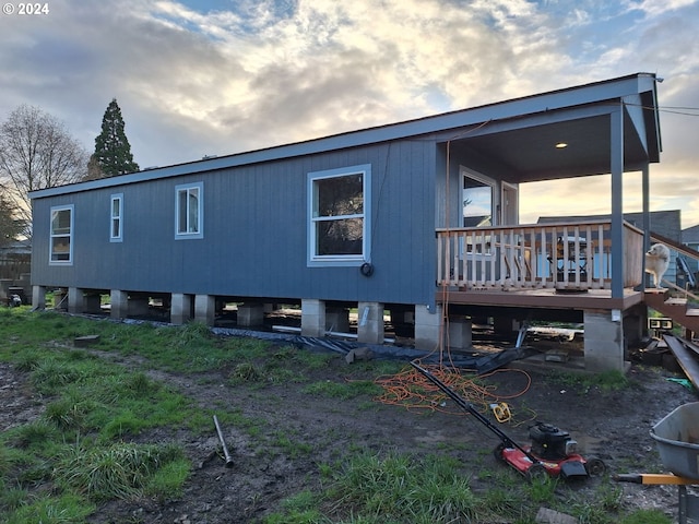 view of rear view of house