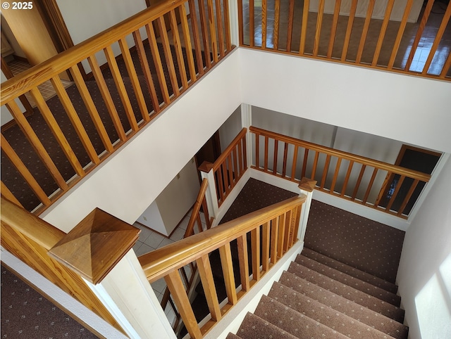 view of stairs