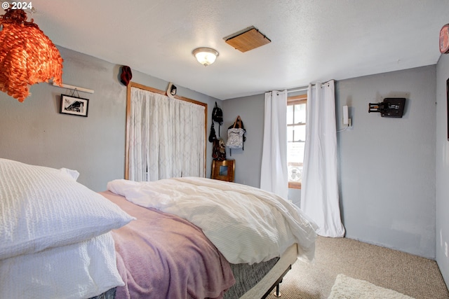 bedroom featuring carpet floors