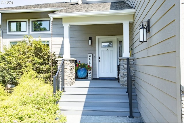 view of entrance to property