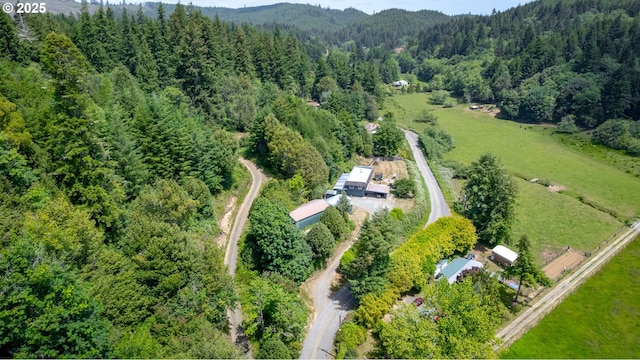 93777 Green Acres Ln, Coos Bay, OR 97420 - view of property location featuring a heavily wooded area