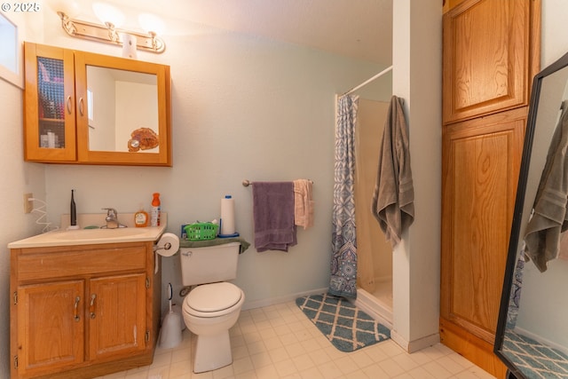 93777 Green Acres Ln, Coos Bay, OR 97420 - bathroom with vanity and curtained shower