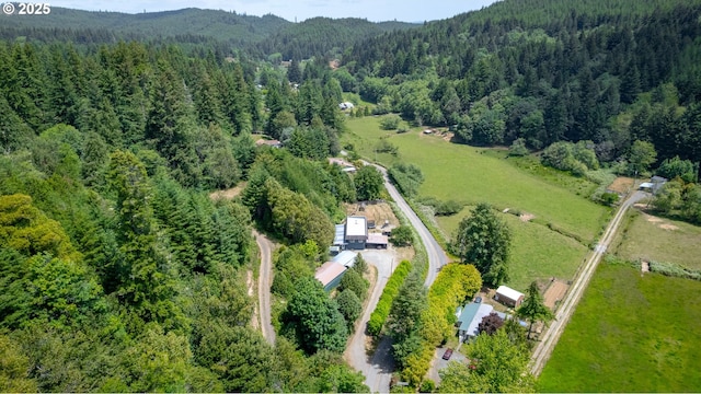 93777 Green Acres Ln, Coos Bay, OR 97420 - drone / aerial view of a forest