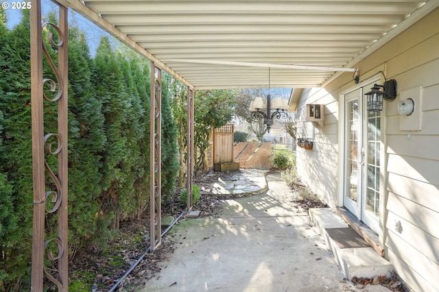 view of patio